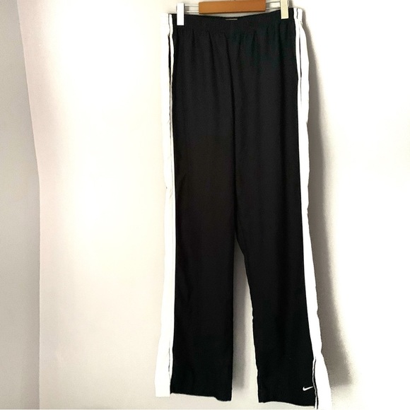 Ladies Nike Track Pants Size 12-14 Dark Blue and White - Picture 1 of 9